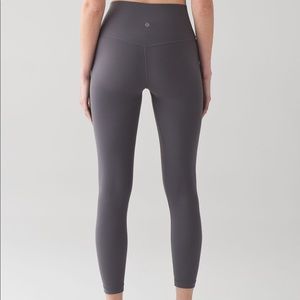 Lululemon Dark Carbon Gray Align 25 inch Leggings